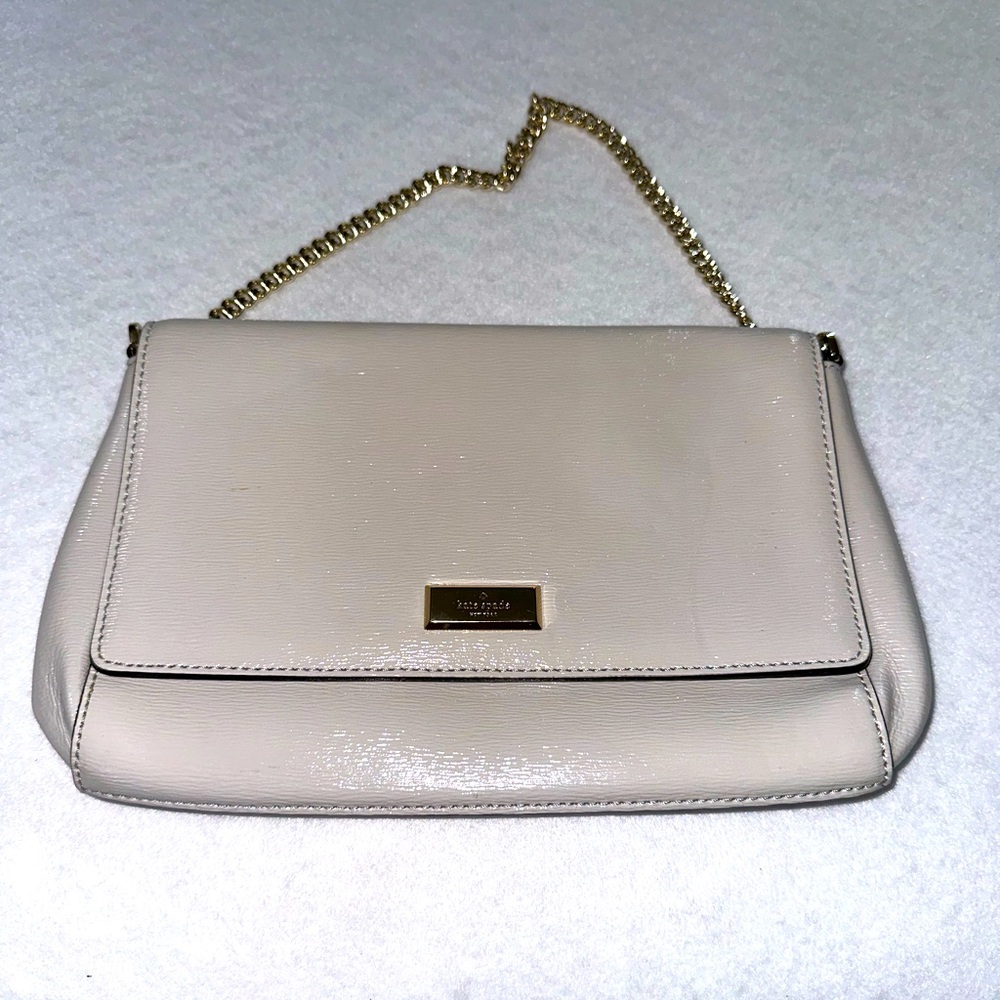 KATE SPADE Laurel Way Greer Crossbody Shoulder Bag Gray